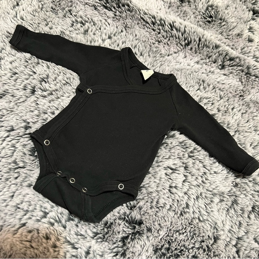 kate quinn Black Kimono styled bodysuit